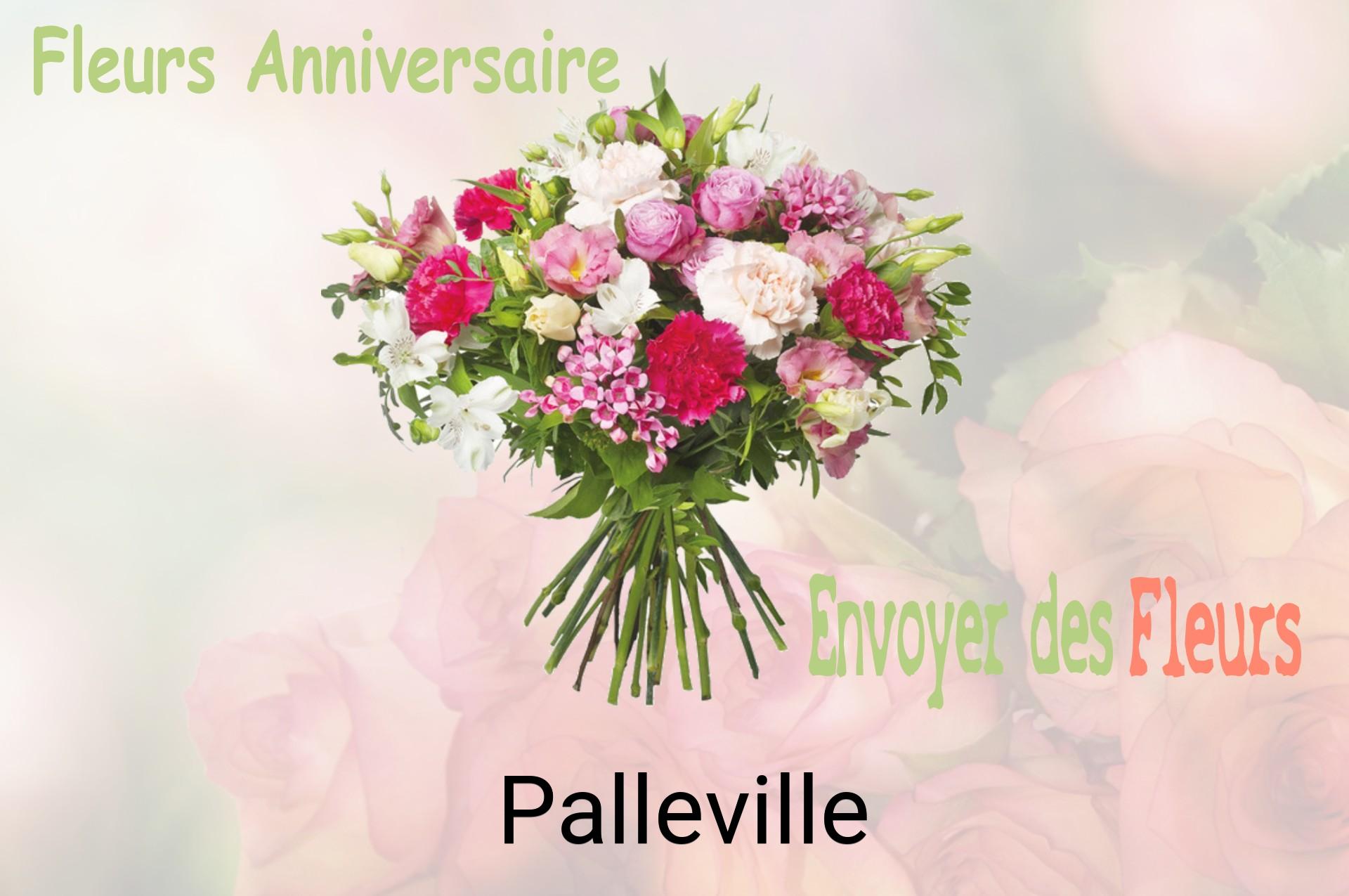 Bouquet de fleurs d’anniversaire livré à Palleville